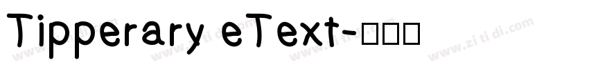Tipperary eText字体转换